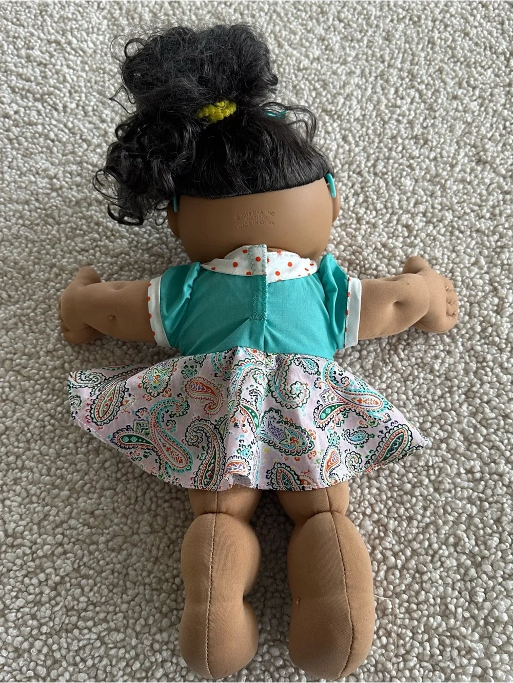 Cabbage Patch Kids Babylnd Doll 14” Glasses Outfit Cute Girl Dark Brunette 2015